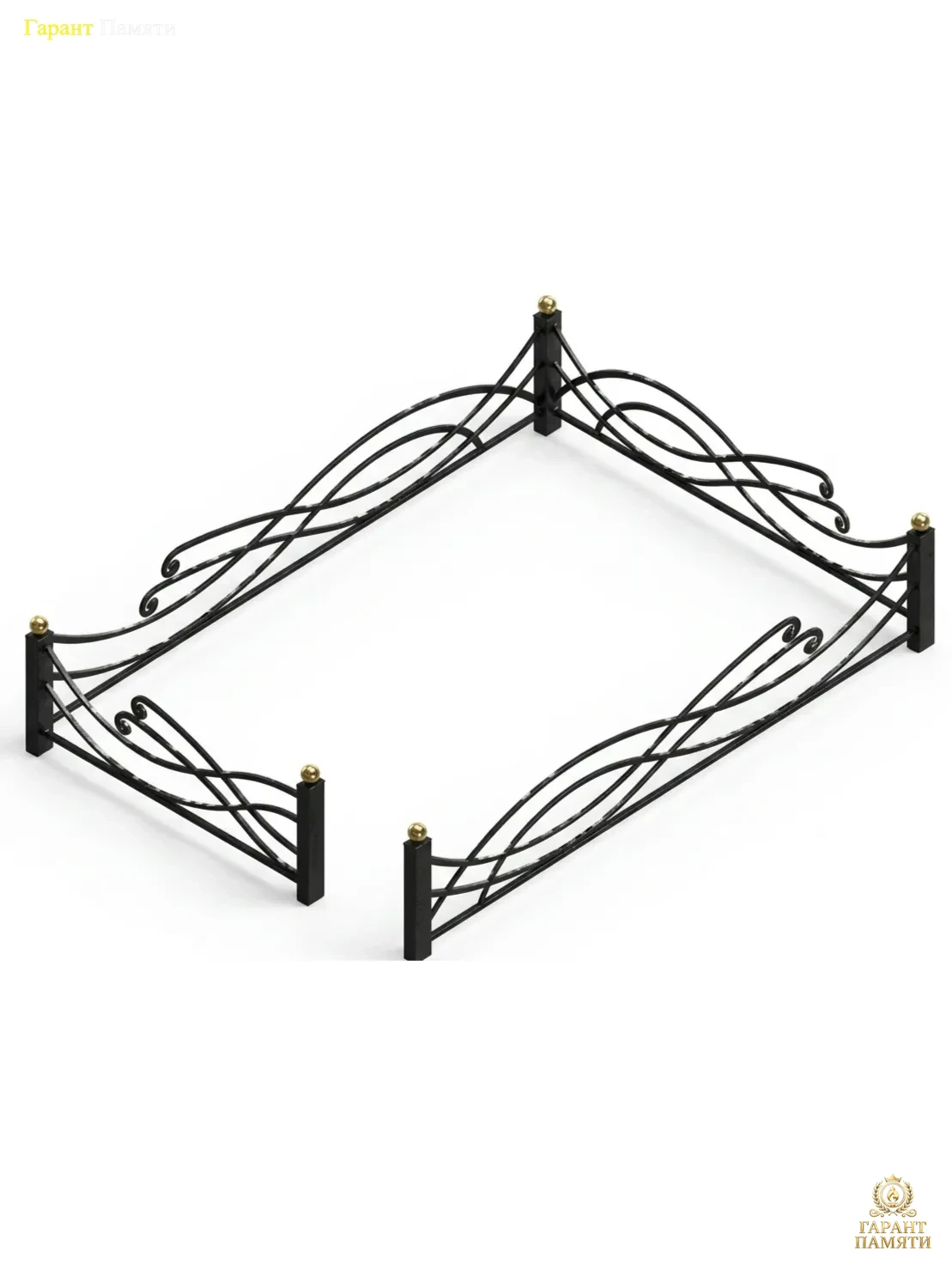 Кованая ограда Волна